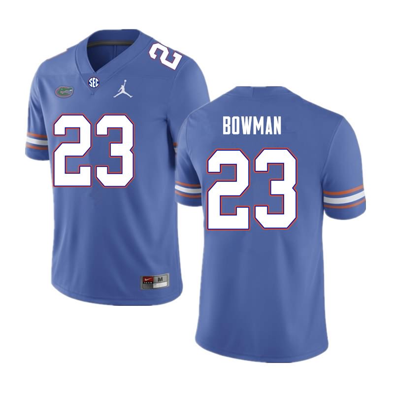 Men's NCAA Florida Gators Demarkcus Bowman #23 Stitched Authentic Nike Royal College Football Jersey VXO6465FI